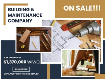 Building & Construction  business for sale in Brisbane City - Image 1