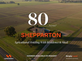 Click to view all images 80 Acres Agricultural Holdding with Residence & Shed for Sale Shepparton VIC 3630 - Image 1