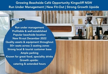 Cafe & Coffee Shop  business for sale in Kingscliff - Image 1