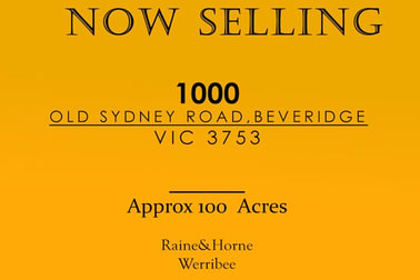 1000 OLD SYDNEY ROAD Beveridge VIC 3753 - Image 1