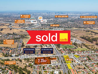 814 Ballarat Road 95 Station Road Deer Park Vic 3023 Sold Land Development Property Commercial Real Estate