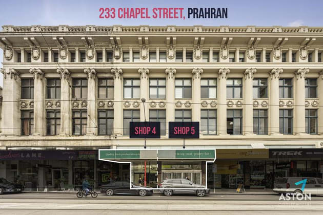 Shop 4 & 5,233 Chapel Street Prahran VIC 3181 - Image 1