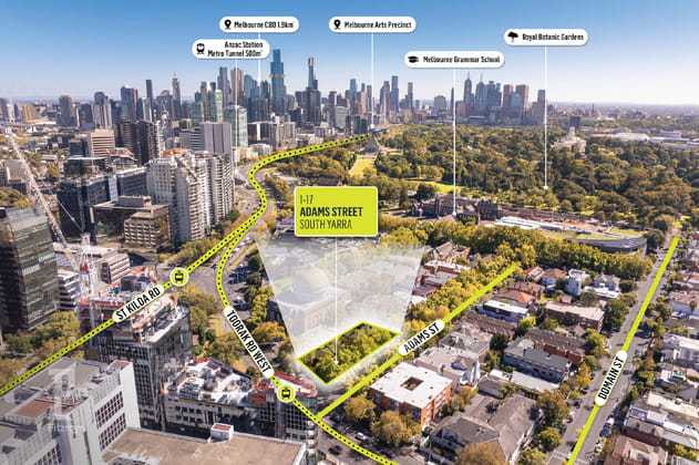 1-17 Adams Street South Yarra VIC 3141 - Image 2