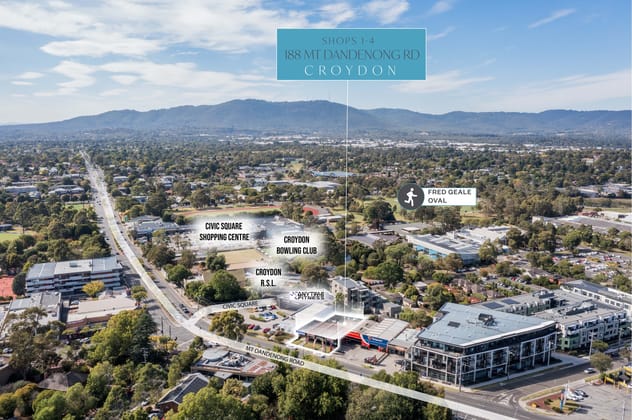 Shops 1-4 / 188 Mt Dandenong Road Croydon VIC 3136 - Image 2