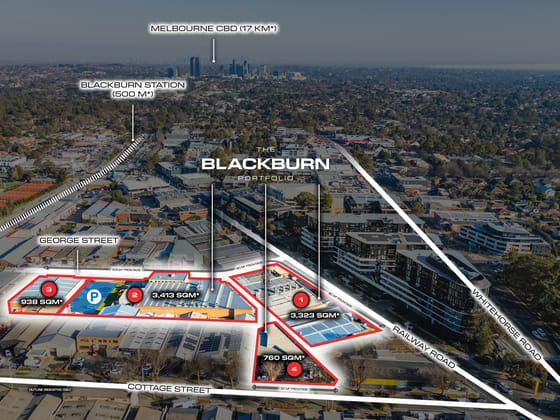 84-92B Railway Rd, 9 & 11-13 George St & 2 Cottage St Blackburn VIC 3130 - Image 1