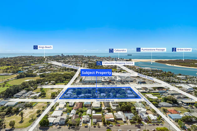 Click to view all images 8-18 First Ave, 1-7 Mayes Ave, 16-22 Oval Ave & 1-11 Second Ave Caloundra QLD 4551 - Image 1