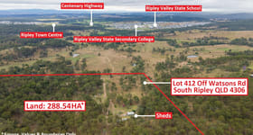 Development / Land commercial property for sale at .Lot 412 Off Watsons Road South Ripley QLD 4306