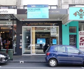 Shop & Retail commercial property leased at 227 Chapel Street Prahran VIC 3181