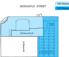 Showrooms / Bulky Goods commercial property leased at 533-545 Newcastle Street West Perth WA 6005