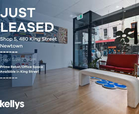 Shop & Retail commercial property leased at Shop 5/480 King Street Newtown NSW 2042