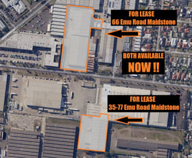 Factory, Warehouse & Industrial commercial property leased at 66 Emu Road Maidstone VIC 3012