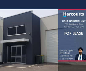 Factory, Warehouse & Industrial commercial property leased at 7/25 BLACKBURNE DRIVE Port Kennedy WA 6172