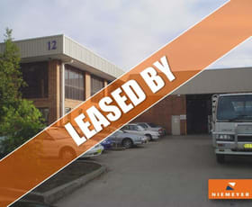 Showrooms / Bulky Goods commercial property leased at 12 Works Place Milperra NSW 2214