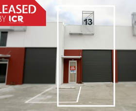 Factory, Warehouse & Industrial commercial property leased at Unit 13/44 Sparks Avenue Fairfield VIC 3078