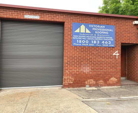 Factory, Warehouse & Industrial commercial property leased at 4/41 Kolora Road Heidelberg West VIC 3081
