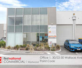 Offices commercial property leased at Office 1, 30/22-30 Wallace Avenue Point Cook VIC 3030