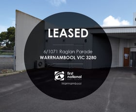 Factory, Warehouse & Industrial commercial property leased at 6/1071 Raglan Parade Warrnambool VIC 3280