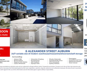 Other commercial property for lease at 6 Alexander Street Auburn NSW 2144