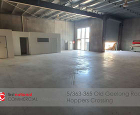 Factory, Warehouse & Industrial commercial property leased at 5/363-365 Old Geelong Road Hoppers Crossing VIC 3029