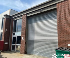 Factory, Warehouse & Industrial commercial property leased at 5/1-7 Canterbury Road Braeside VIC 3195