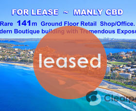 Medical / Consulting commercial property leased at Shop 3/5A Raglan Street Manly NSW 2095