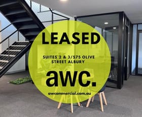 Offices commercial property leased at Suite 1/Suite  3/575 Olive Street Albury NSW 2640