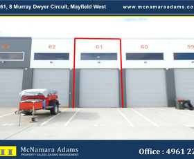 Factory, Warehouse & Industrial commercial property for lease at Unit 61/8 Murray Dwyer Circuit Mayfield West NSW 2304