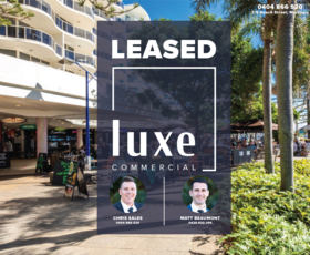 Shop & Retail commercial property leased at 4 & 5/19 First Avenue Mooloolaba QLD 4557