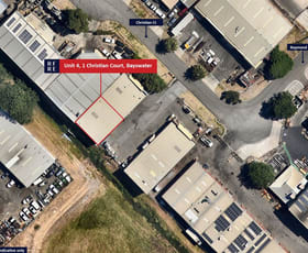 Factory, Warehouse & Industrial commercial property leased at 4/1 Christian Court Bayswater WA 6053