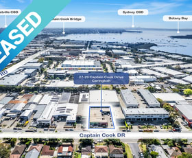 Factory, Warehouse & Industrial commercial property leased at 27-29 Captain Cook Drive Caringbah NSW 2229