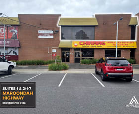 Offices commercial property for lease at Suites 1 & 2/1-7 Maroondah Highway Croydon VIC 3136