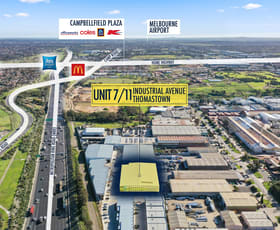 Factory, Warehouse & Industrial commercial property for lease at Unit 7/11 Industrial Avenue Thomastown VIC 3074