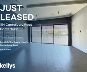 Shop & Retail commercial property leased at 154 Canterbury Road Canterbury NSW 2193