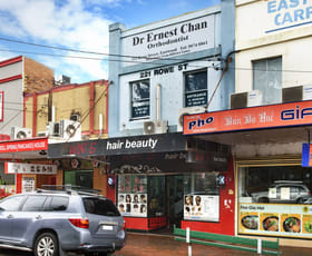 Offices commercial property leased at GF Shop/221 Rowe Street Eastwood NSW 2122