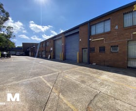 Factory, Warehouse & Industrial commercial property leased at Unit 4/48 Garema Circuit Kingsgrove NSW 2208