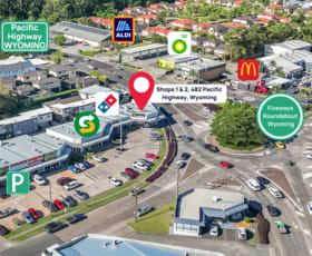 Shop & Retail commercial property for lease at 1 & 2/482 Pacific Highway Wyoming NSW 2250