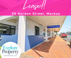 Offices commercial property leased at 55 Gordon Street Mackay QLD 4740