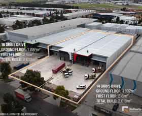 Factory, Warehouse & Industrial commercial property for lease at 14-16 Orbis Drive Ravenhall VIC 3023