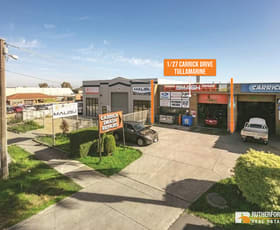 Factory, Warehouse & Industrial commercial property leased at 1/27 Carrick Drive Tullamarine VIC 3043