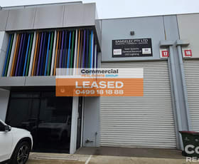 Factory, Warehouse & Industrial commercial property leased at 17/326 Settlement Road Thomastown VIC 3074
