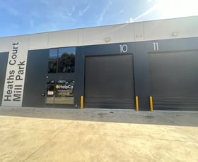 Factory, Warehouse & Industrial commercial property for lease at 10/30 Heaths Court Mill Park VIC 3082