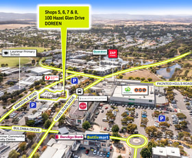 Shop & Retail commercial property for lease at Shops 5, 6, 7 & 8/100 Hazel Glen Drive Doreen VIC 3754