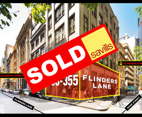 Showrooms / Bulky Goods commercial property sold at Ground, 353-355 Flinders Lane Melbourne VIC 3000
