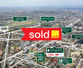 Development / Land commercial property sold at 72-76 Paisley Street Footscray VIC 3011