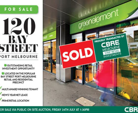 Shop & Retail commercial property sold at 120 Bay Street Port Melbourne VIC 3207