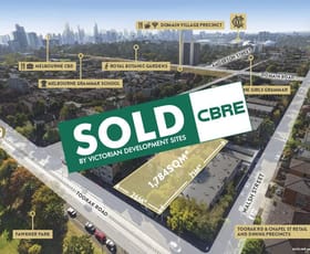 Development / Land commercial property sold at 146 Toorak Road West South Yarra VIC 3141