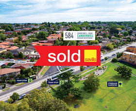 Development / Land commercial property sold at 584 Camberwell Road Camberwell VIC 3124
