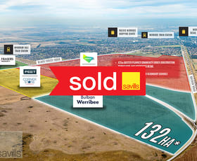 Development / Land commercial property sold at 132HA on Bulban Road Werribee VIC 3030