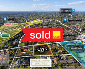 Development / Land commercial property sold at 24-26 Lower Heidelberg Road Ivanhoe VIC 3079