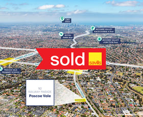 Development / Land commercial property sold at 92 Railway Parade Pascoe Vale VIC 3044
